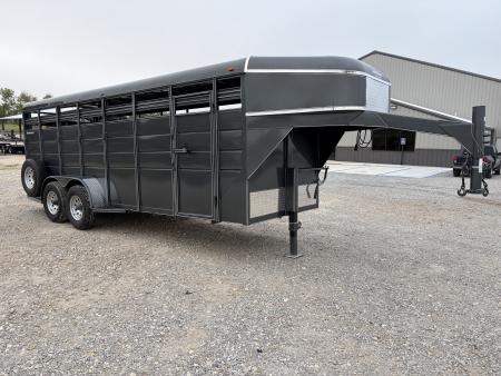 New 2026 Calico Trailers GN 6X20X6'6" 12000 GVWR Stock / Stock Combo Trailer