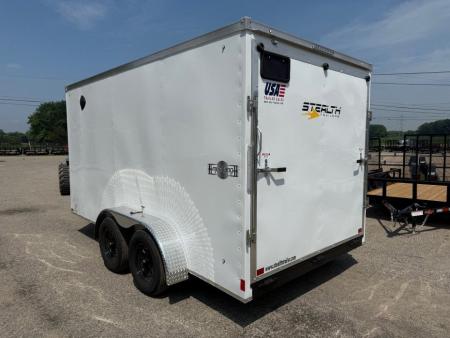 New 2027 Stealth 7 X 14 Cargo / Enclosed Trailer with Ramp Door and 6ft 6in interior Height