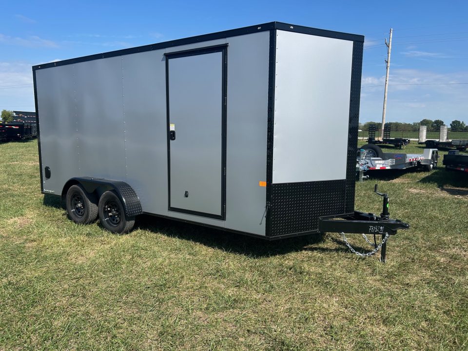 New 2027 Rock Solid 7x16 Tandem 7K Cargo w/ Ramp Door, 7' Interior Height & .080 Exterior Sheeting