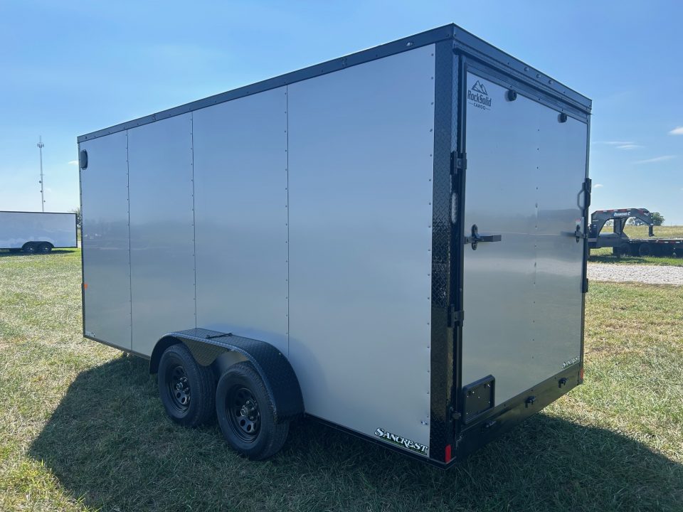 New 2027 Rock Solid 7x16 Tandem 7K Cargo w/ Ramp Door, 7' Interior Height & .080 Exterior Sheeting