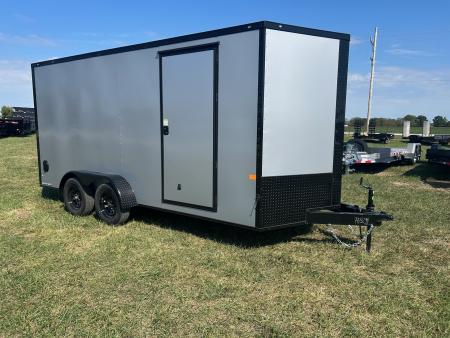 New 2027 Rock Solid 7x16 Tandem 7K Cargo w/ Ramp Door, 7' Interior Height & .080 Exterior Sheeting