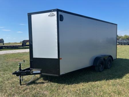 New 2027 Rock Solid 7x16 Tandem 7K Cargo w/ Ramp Door, 7' Interior Height & .080 Exterior Sheeting