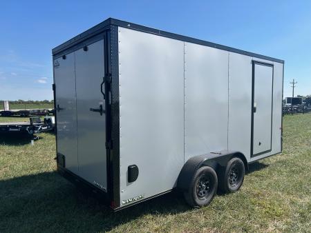 New 2027 Rock Solid 7x16 Tandem 7K Cargo w/ Ramp Door, 7' Interior Height & .080 Exterior Sheeting