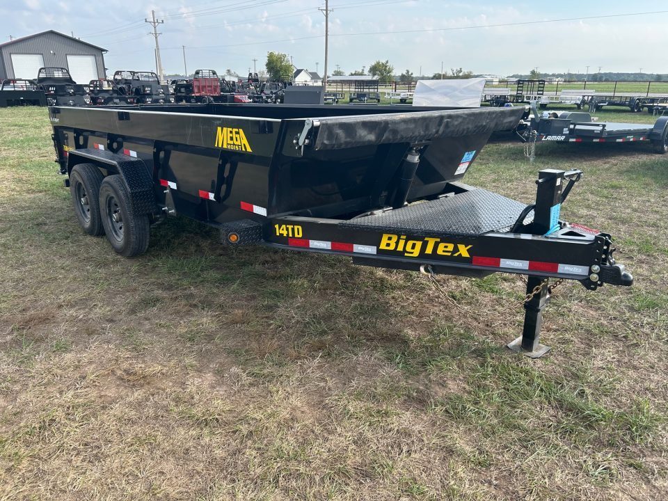 New 2027 Big Tex 83x16 Tandem 15.4K Telescopic Dump w/ 7 Gauge Floor & 2' Sides