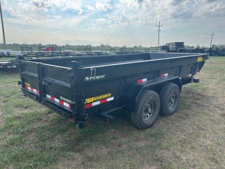 New 2027 Big Tex 83x16 Tandem 15.4K Telescopic Dump w/ 7 Gauge Floor & 2' Sides