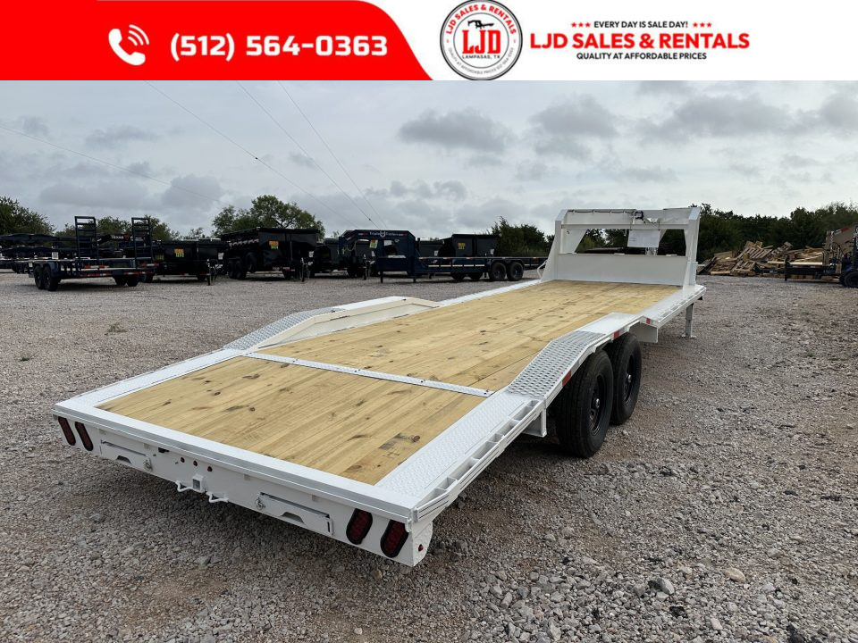 New 2026 Tiger - 102"x26' Gooseneck Drive Over Fender - Equipment Trailer