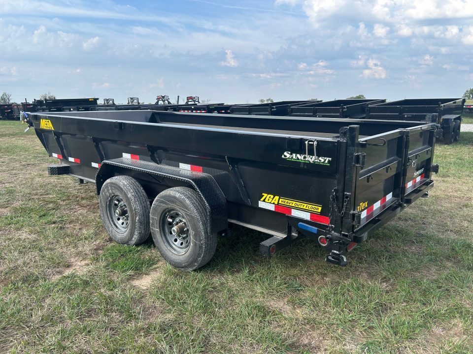 New 2027 Big Tex 83x16 Tandem 15.4K Telescopic Dump w/ 7 Gauge Floor & 2' Sides