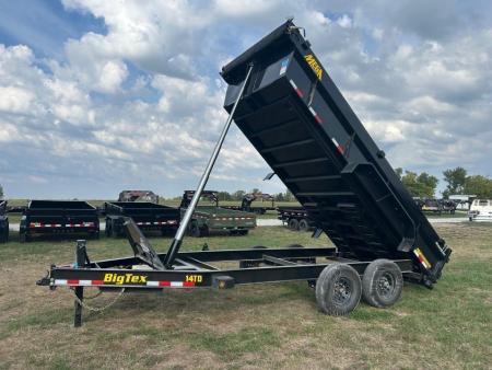 New 2027 Big Tex 83x16 Tandem 15.4K Telescopic Dump w/ 7 Gauge Floor & 2' Sides