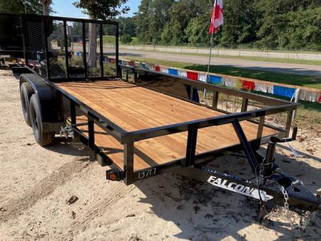 New 2026 Falcon Trailers 6.05x14 TA STD DTY Utility Trailer