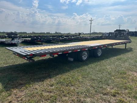 New 2027 Diamond C 102x35 Tandem 25.9K GN Hydrotail w/ Hydraulic Jacks, Aluminum Wheels, & EOH Brakes