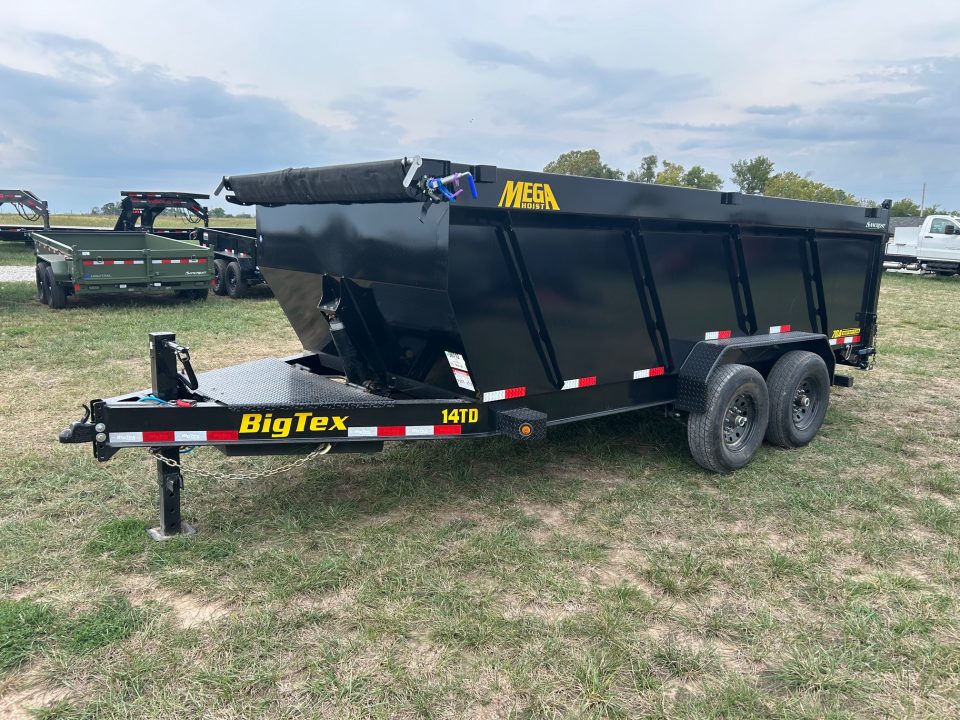 New 2027 Big Tex 83x16 Tandem 15.4K Telescopic Dump w/ 7 Gauge Floor & 4' Sides
