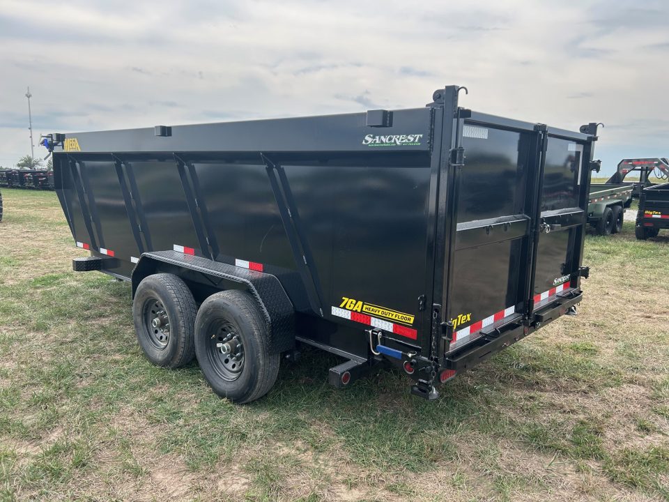 New 2027 Big Tex 83x16 Tandem 15.4K Telescopic Dump w/ 7 Gauge Floor & 4' Sides