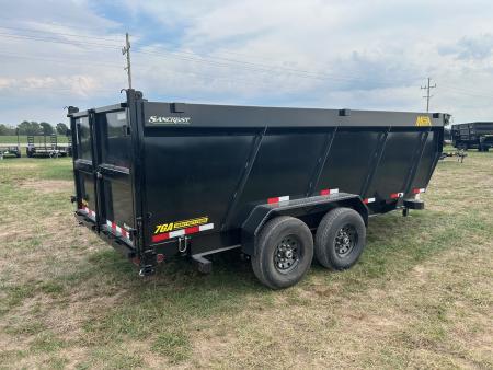 New 2027 Big Tex 83x16 Tandem 15.4K Telescopic Dump w/ 7 Gauge Floor & 4' Sides