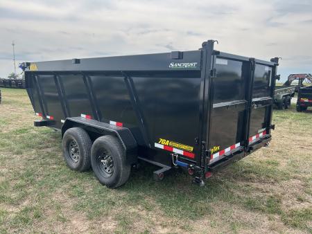 New 2027 Big Tex 83x16 Tandem 15.4K Telescopic Dump w/ 7 Gauge Floor & 4' Sides