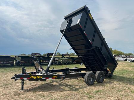 New 2027 Big Tex 83x16 Tandem 15.4K Telescopic Dump w/ 7 Gauge Floor & 4' Sides