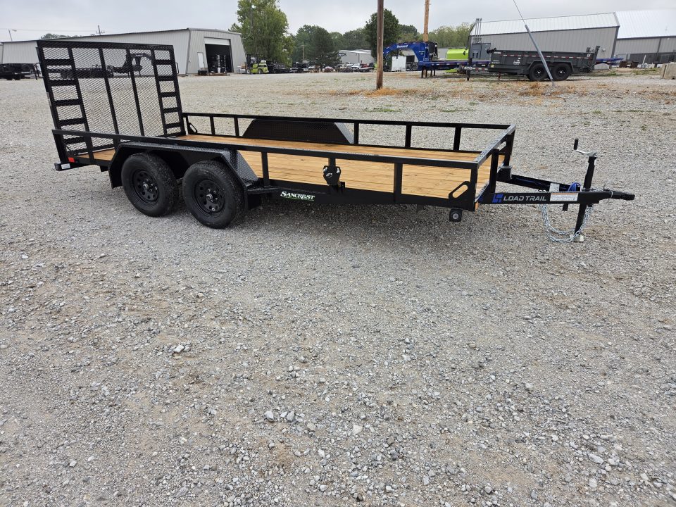 New 2027 Load Trail 83X16 TANDEM 7K TUBE TOP UTILITY W/4' SPRING GATE