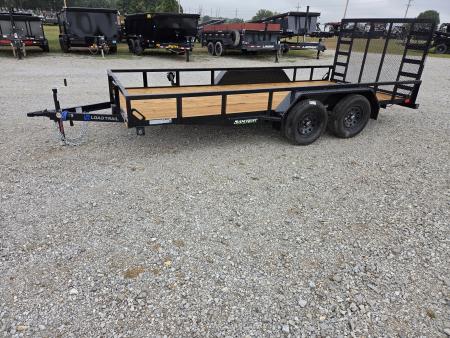 New 2027 Load Trail 83X16 TANDEM 7K TUBE TOP UTILITY W/4' SPRING GATE