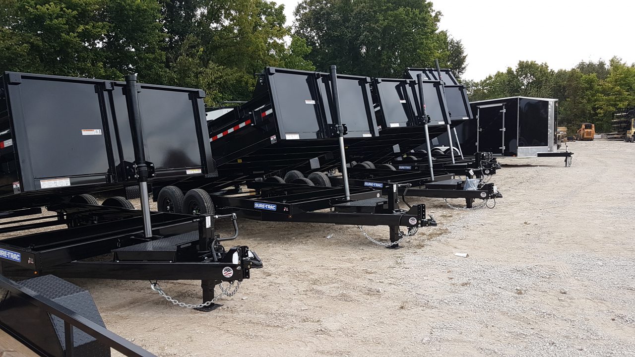 New 2027 Sure-Trac 82x14 Telescopic Dump Trailer 14K