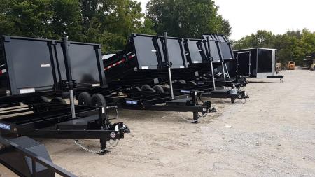 New 2027 Sure-Trac 82x14 Telescopic Dump Trailer 14K