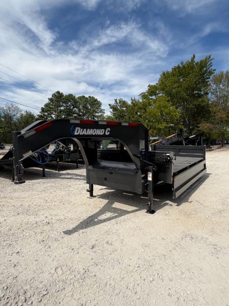 New 2025 Diamond C Trailers 20K DOD 210 Gooseneck Package 16'X96  Dump Trailer