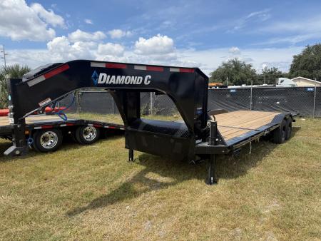 New 2027 DIAMOND C HXD210-GN TILT TRAILER; ABS BRAKES; DRIVE OVER FENDER DUAL 20K HYDRO JACKS