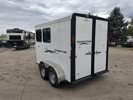 New 2017 LOGN Crossfire 2 BP Horse Trailer
