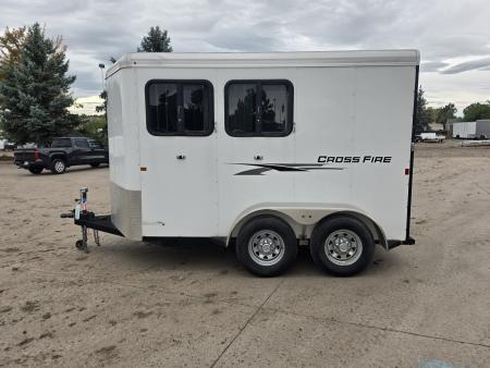 New 2017 LOGN Crossfire 2 BP Horse Trailer