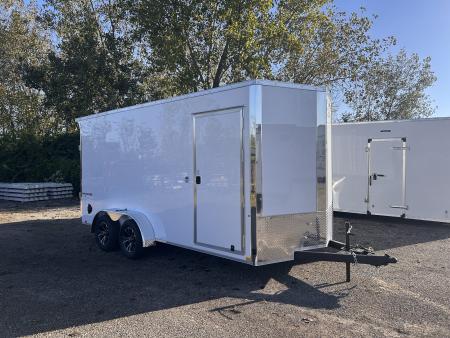 New 2027 Formula Trailers 7 X 16 FT TRAVERSE ENCLOSED V-NOSE CARGO TRAILER RAMP DOOR 7 FT INTERIOR HEIGHT