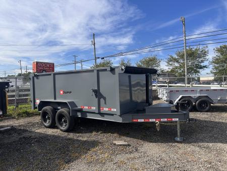 New 2027 U-Dump 7 X 14 FT TELESCOPIC I-BEAM HIGH SIDE DUMP TRAILER 48 IN SIDES 14K GVWR