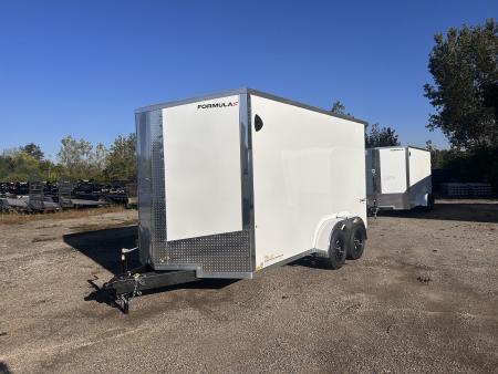 New 2027 Formula Trailers 7 X 14 FT CONQUEST ENCLOSED V-NOSE CARGO TRAILER RAMP DOOR 7 FT INTERIOR HEIGHT