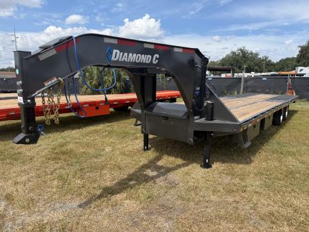 New 2027 Diamond C FMAX212 GOOSENECK TRAILER PACESETTER HYDRO DOVE & JACKS DISC BRAKES ALUMINUM 17.5 OUTER RIMS