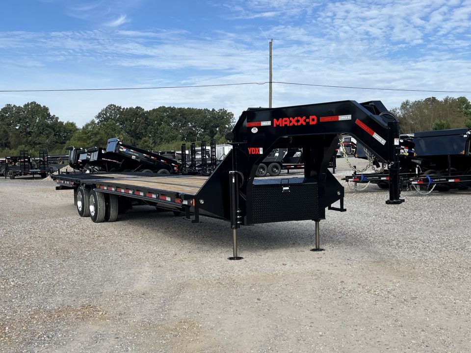 New 2027 MAXXD Hydraulic Dovetail Gooseneck Trailer | 34' x 102' 30K GVWR