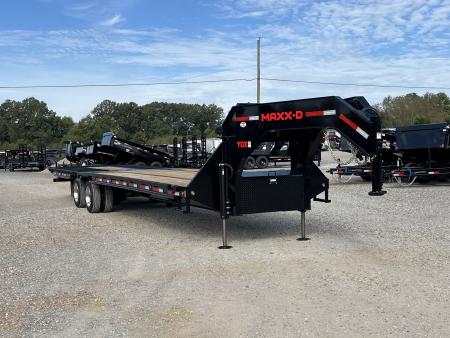 New 2027 MAXXD Hydraulic Dovetail Gooseneck Trailer | 34' x 102' 30K GVWR