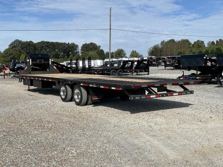 New 2027 MAXXD 102"X34' 30K Hydraulic Dovetail Gooseneck Trailer | OAK FLOOR