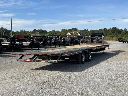 New 2027 MAXXD 102"X34' 30K Hydraulic Dovetail Gooseneck Trailer | OAK FLOOR