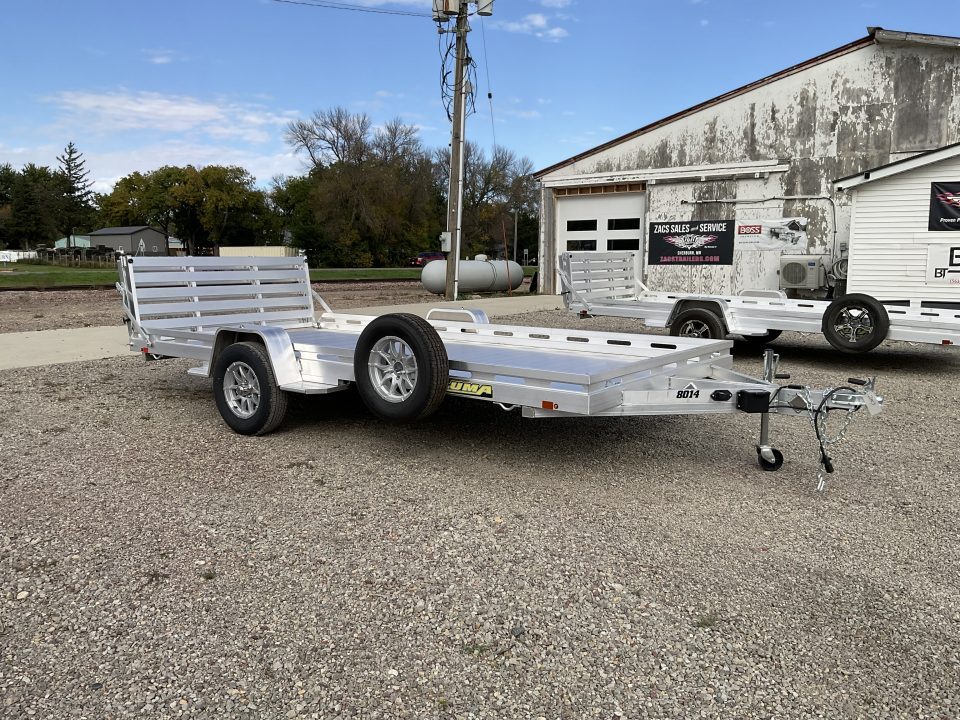 New 2027 Aluma 8014-BT Utility Trailer