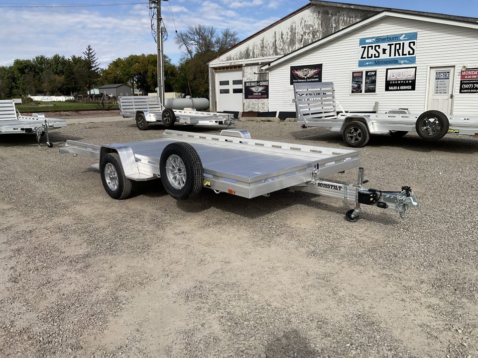 New 2027 Aluma 8015-TILT Utility Trailer