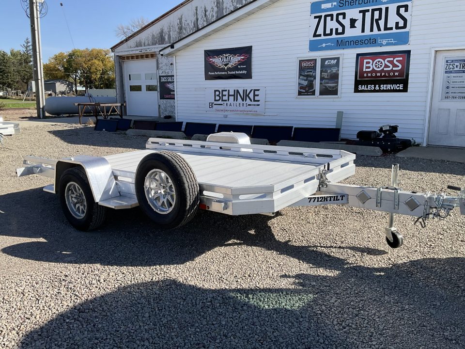 New 2027 Aluma 7712H-TILT Utility Trailer