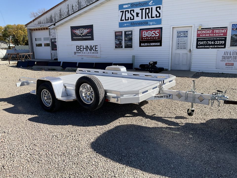 New 2027 Aluma 7712H-TILT Utility Trailer