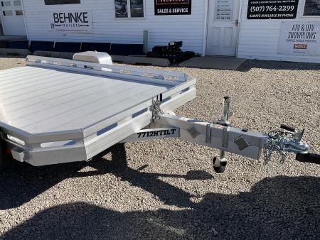 New 2027 Aluma 7712H-TILT Utility Trailer
