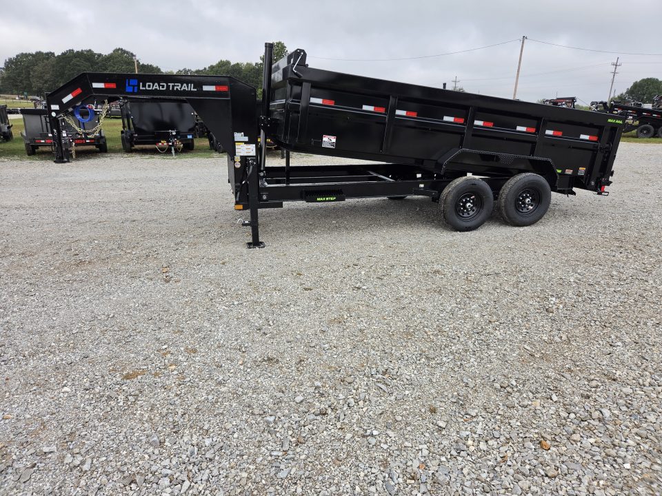New 2027 Load Trail 83X16 TANDEM 14K GOOSENECK TELESCOPIC DUMP W/36" SIDES & 7 GAUGE FLOOR