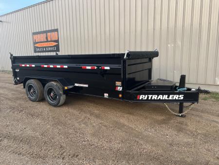 New 2027 PJ Trailers 16' DE Dump 10K's Dump Trailer