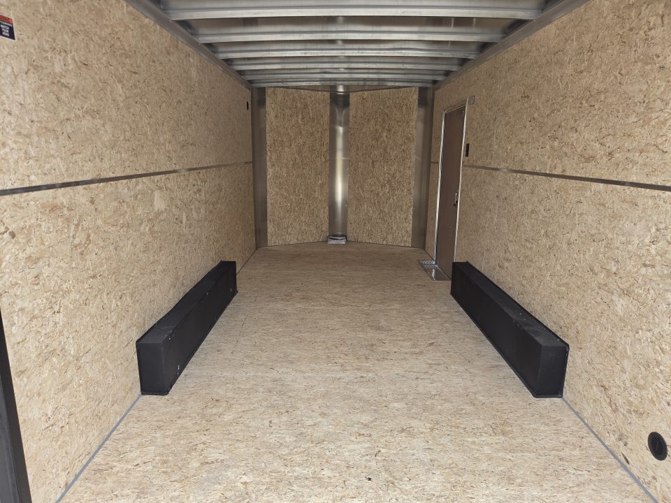 New 2027 H&H 8X16 TANDEM 10K CARGO W/5200 AXLES ALUMINUM WHEELS 7FT HEIGHT & RAMP DOOR