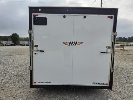 New 2027 H&H 8X16 TANDEM 10K CARGO W/5200 AXLES ALUMINUM WHEELS 7FT HEIGHT & RAMP DOOR