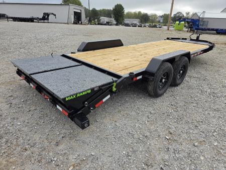 New 2027 Load Trail 83X22 TANDEM 14K EQUIPMENT HAULER W/FULL TONGUE BOX & MAX RAMPS