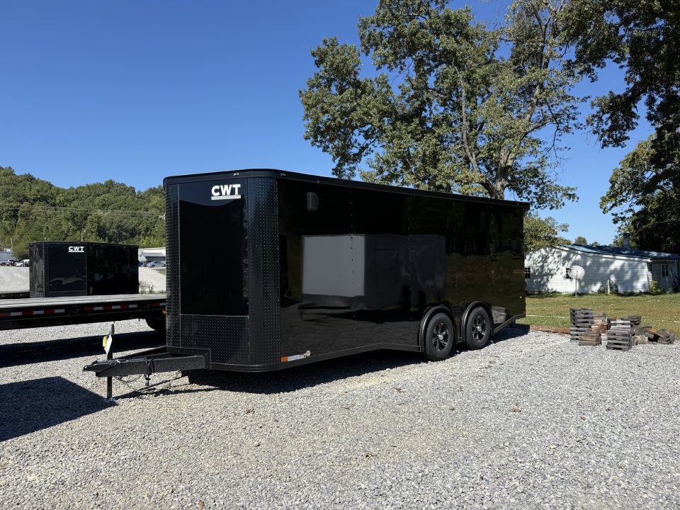 New 2027 Covered Wagon Trailers 8.5X20 TA3 B/O 6'' ADD HEIGHT BAR LOCK SPOILER Cargo / Enclosed Trailer
