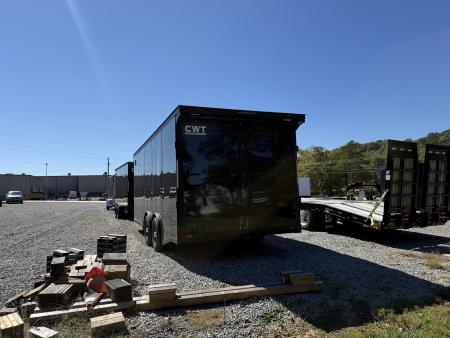 New 2027 Covered Wagon Trailers 8.5X20 TA3 B/O 6'' ADD HEIGHT BAR LOCK SPOILER Cargo / Enclosed Trailer