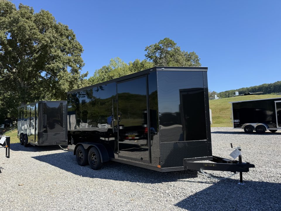 New 2027 Covered Wagon Trailers 7X16 TA2 B/O 7' INT BAR LOCK ON SIDE DOOR Cargo / Enclosed Trailer