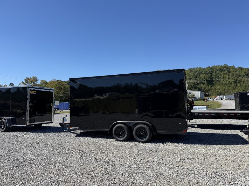 New 2027 Covered Wagon Trailers 7X16 TA2 B/O 7' INT BAR LOCK ON SIDE DOOR Cargo / Enclosed Trailer