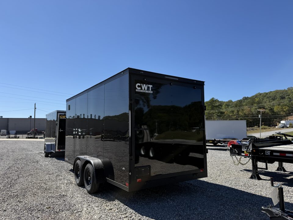 New 2027 Covered Wagon Trailers 7X16 TA2 B/O 7' INT BAR LOCK ON SIDE DOOR Cargo / Enclosed Trailer